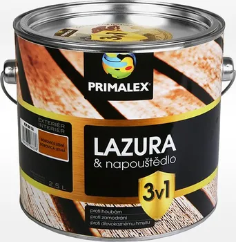 Lak na dřevo Primalex Lazura 3v1 5 l