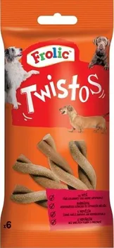 Pamlsek pro psa Frolic Twistos s hovězím 6 ks 105 g