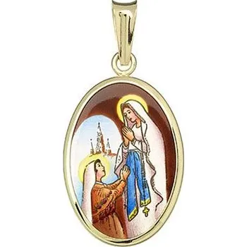 Přívěsek Aljančič Sv. Bernadeta Lurdská madonka 428H zlato