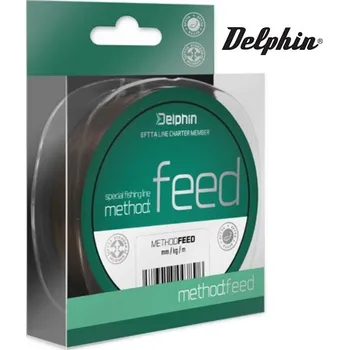 Vlasec Delphin METHOD FEED hnědý - 1 m průměr: 0,16 mm