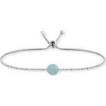 Náramek ENGELSRUFER s modrým achátem ERB-LILGEM-BA