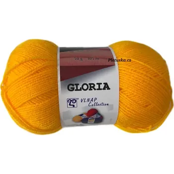 Příze Gloria šafránová žlutá 54460