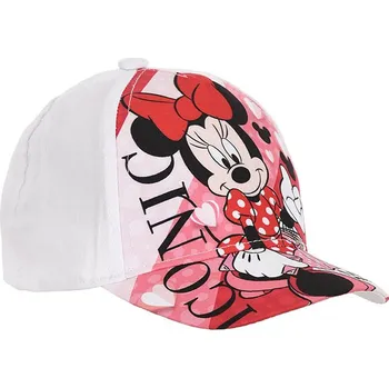 Módní doplněk SUN CITY Dětská kšiltovka Minnie Mouse Iconic bílá Velikost: 54