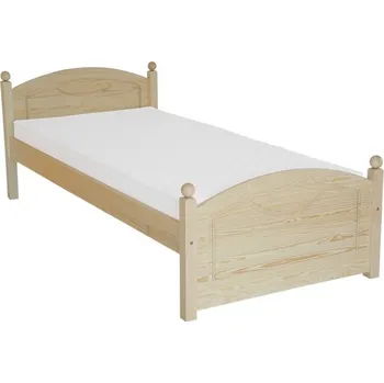 Postel Stylová postel - borovicové jednolůžko Kryštof KL-082