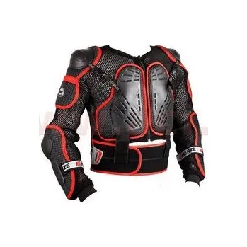 Motocyklový chránič hrudi a pátěře Dětská košile s výztuhami EMERZE EM5 KIDS černá/červená vel. 2