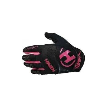 Cyklistické rukavice Haven rukavice dětské Demo Long černo-růžová, vel. 1