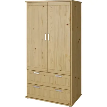 Šatní skříň Pološatní skříň ALFA 2D GRAND 176, masiv SMRK