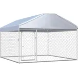 Venkovní psí kotec se střechou pozink