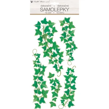 Samolepící dekorace Samolepky na zeď břečťan 24 x 42 cm