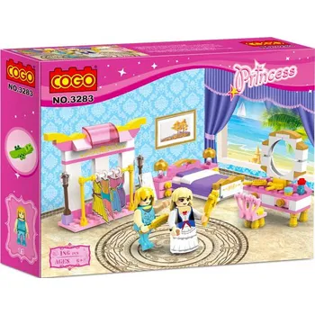 ostatní stavebnice COGO Princess stavebnice Ložnice princezny kompatibilní 186 dílů