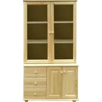 Příborník do zásuvky Příborník se zásuvkami KL-037, masiv borovice