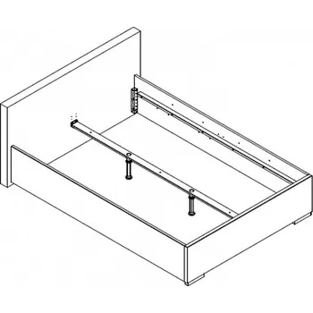 Postelový rošt ERGO FUTON - univerzální sada lišt a nožek do čalouněných postel