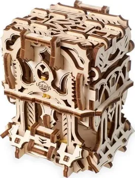 3D puzzle Ugears 3D Karetní box 65 dílků