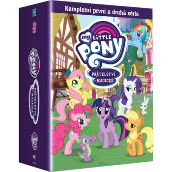 Seriál DVD My Little Pony: Přátelství je magické série 1.-2. (2019) 6 disků