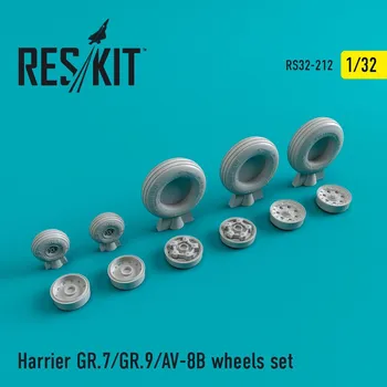 Plastikový model Reskit 1/32 Harrier GR.7/GR.9/AV-8B wheels set
