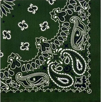 Šátek Blingstar Bandana šátek - Olive army green II Zelená - B1845