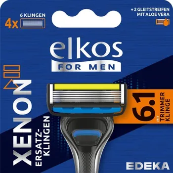 ELKOS MEN XENON Premium Náhradní holicí hlavice, 4 ks - originál z Německa