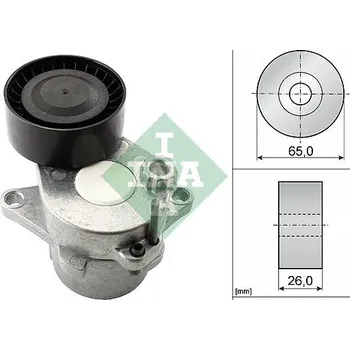 Napínák, žebrovaný klínový řemen INA 534 0611 10