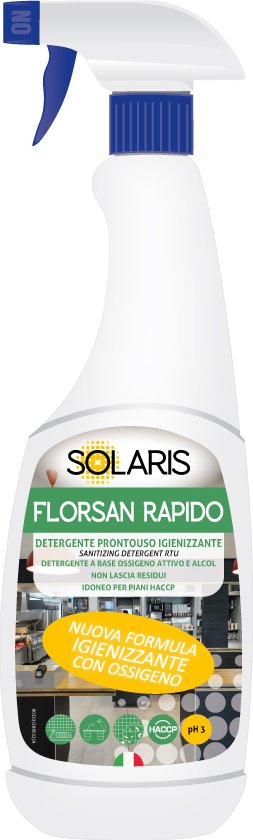 Bezoplachová dezinfekce na povrchy v potravinářství FLORSAN RAPIDO 750ml HACCP