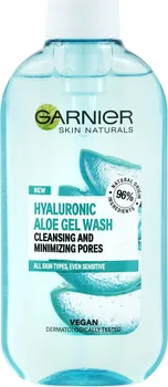 Čistící gel Garnier Hyaluronic Aloe Gel Wash Cleansing and Minimizing Pore 200 ml