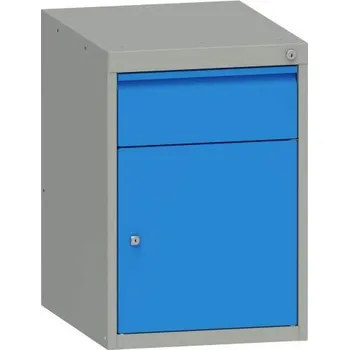 Dílenský stůl Kontejner pro dílenský stůl, v x š x h: 700x480x610 mm, se skříňkou a zásuvkou