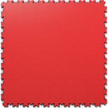 Umělý povrch PVC dlažba Mosolut Machine Industrial, 7mm, hladká, Červená