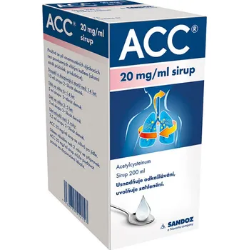 Lék na kašel, rýmu a nachlazení Recenze ACC Sirup 20 mg 200 ml
