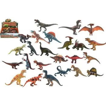 Teddies Dinosaurus plast 11-14cm mix druhů 24ks v boxu