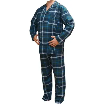 Pánské pyžamo xcena Pyžama pánské flanelové Velikost: XXL