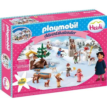 Stavebnice Playmobil Playmobil 70260 Adventní kalendář Heidin zimní svět