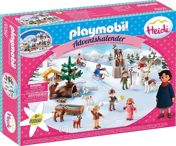 Stavebnice Playmobil Playmobil 70260 Adventní kalendář Heidin zimní svět
