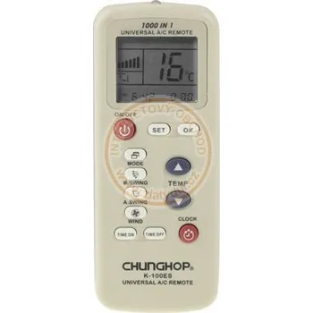 Dálkový ovladač Univerzální dálkový ovladač pro klimatizace