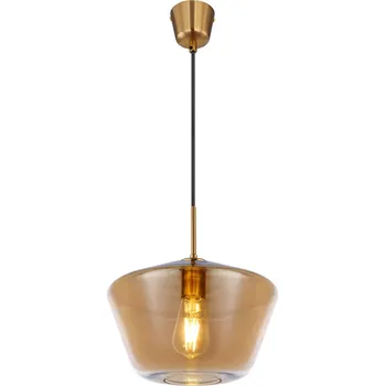 Globo 15435H1 | COBY I závěsné svítidlo | 1x E27 | mosaz | Š: 30 cm |