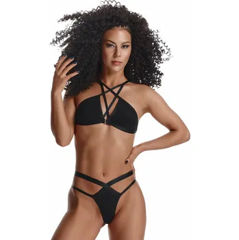 Dámská erotická souprava Demoniq Lady X LXCasilda001 Set Black Velikost L