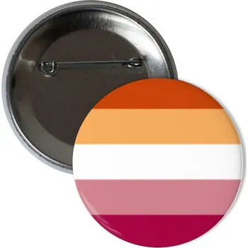 Odznáček s potiskem Lesbická placka