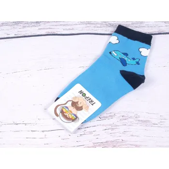 Kvalitní české ponožky TREPON LETADLO modré velikosti ponožek: 13-15 ( EUR vel. 19-23)