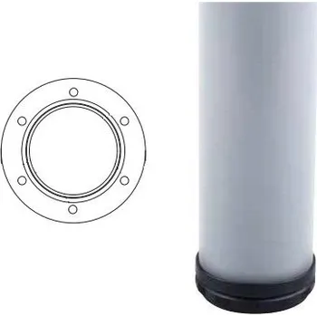 Stolová podnož Strong stolová noha stříbrná lesk 710x60