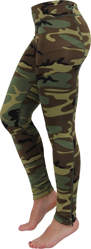 ROTHCO legíny maskáčové WORKOUT WOODLAND vel.L