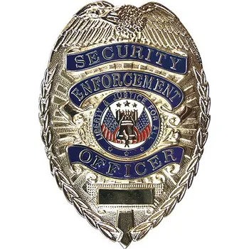 ROTHCO odznak DELUXE SECURITY ENFORCEMENT OFFICER STŘÍBRNÝ