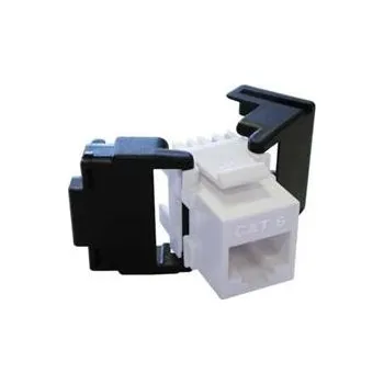 Síťový kabel OPTIX UTP keystone Cat6, beznástrojový, bílý, š. 17 mm