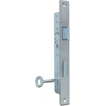 Dveřní kování Profilový zámek,DM 16 plochý štulp se střelkou a závorou ROTO 851,, pozink stř. | Dveře a dveřní příslušenství Zámky Panikové systémy WSS Roto