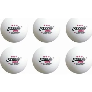 Raketový sport Míčky stolní tenis DHS *** 6 ks