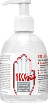 Dezinfekce Nixx Forte Dezinfekční gel na ruce 250 ml s dávkovačem