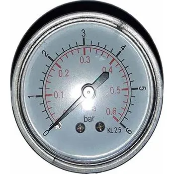 Kompresor Manometr 0-6 bar | @50mm | G1/4 - zadní