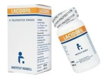 Lék na průjem Rougier Lacidofil 45 cps.