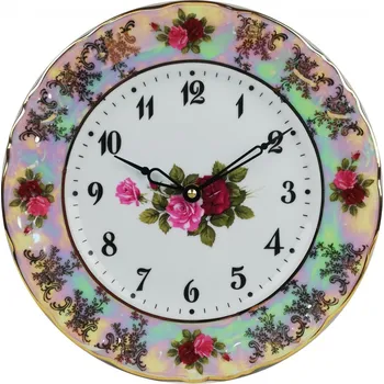Hodiny Talíř - hodiny porcelánové 2050