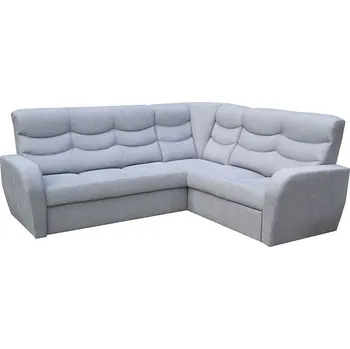 Sedací souprava Rohová sedací souprava CRYSTAL, světle šedá