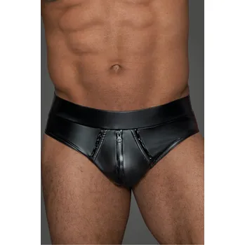 Pánské erotické prádlo Noir Handmade H065 Shorts with Continuous Zipper Velikost S