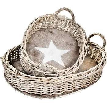 BKS DECOR Tác Sverino, Set 2 ks, 58x41x11 / 48x34x11 cm, pro, 321020