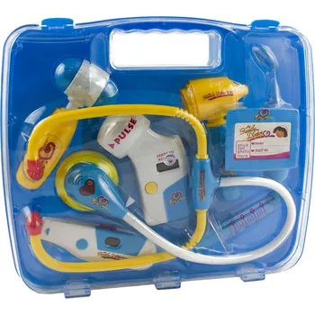 Hra na doktory KiK Dětský doktorský set modrý